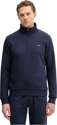 Hackett Quarter Zip Sweatshirt - Heren - Vesten met rits - Blauw - S - Katoen - Hoodies & sweatvesten