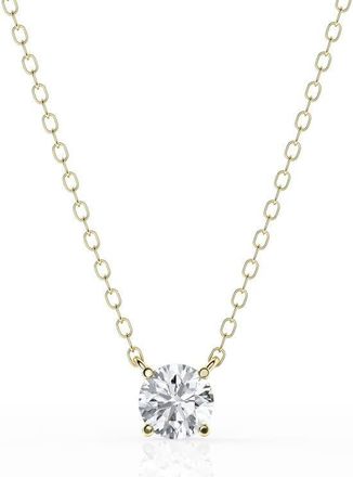 Grown Brilliance 1/2 Carat Round Lab Grown Solitaire Diamond Pendant Necklace