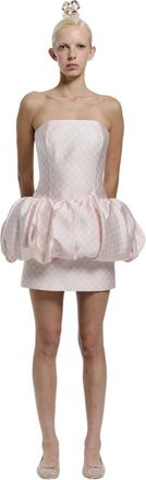 Vivetta Vivetta, Kleedjes, Dames, Roze, S, Mini Bustier Jurk