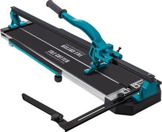 OEM Manuelle Fliesenschneidmaschine 35-1200 Mm, Fliesenschneider Aus Alu Mit Laser-positionierung Doppelspuriger F&uuml;hrungsschiene & Rutschfestem Gummigriff