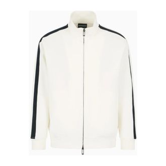 Emporio Armani Hombre, Sudaderas, Blanco, Talla: L
