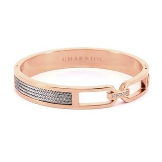 Charriol Buzio Bangle in Rose Gold Pvd at Nordstrom, Size 6.5