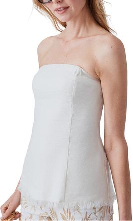 J.McLaughlin J. McLaughlin Damari Linen-Blend Tube Top