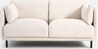 La Redoute Interieurs 2-zitsbank, fijne badstof, Victor