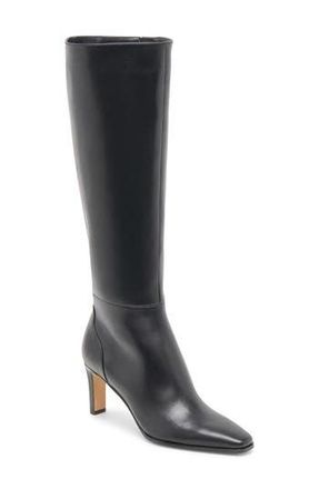 Dolce Vita Emmi Knee High Boot in Black Leather at Nordstrom Rack, Size 6