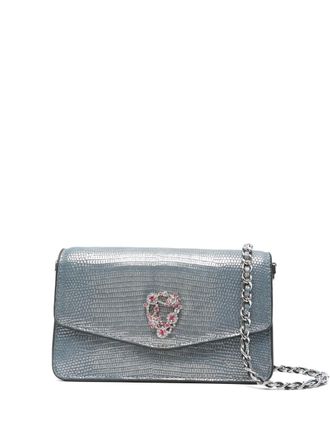Aspinal of London Eliza embellished mini bag - Blue