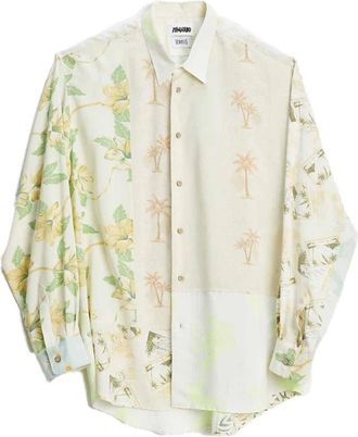 Magliano Vintage Hawaiian Surplus Shirt - Heren - Casual Overhemden - Veelkleurig - M - Overhemden