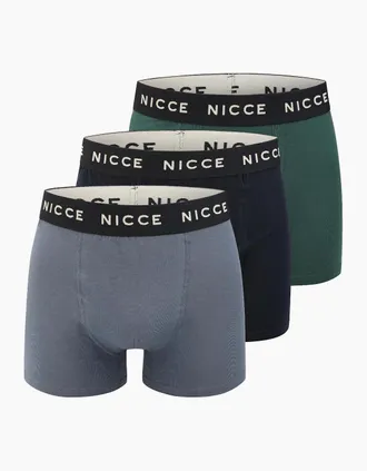 Nicce London Mens Leming 3 Pk Bo - Grey - Size: 2X large