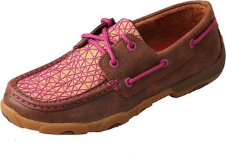 Twisted X Boots Womens Driving Moccasin In Bomber/purple