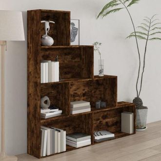 vidaXL Libreria Rovere Fumo 155x24x160 cm Vidaxl