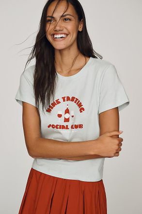 Maeve Evelyn Perfect Cotton Tee by Maeve