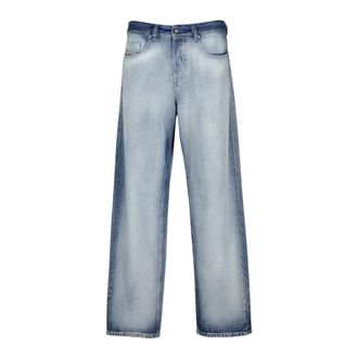 Diesel Straight Jeans, male, Blue, Size: W31 L32 D-Macro 2001 L32