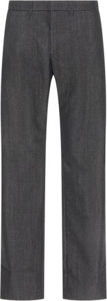 Gucci Pantalones Vaqueros de Mezcla de Algod&oacute;n - Trousers - Hombre - Gris - L