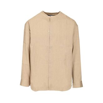 Jacquemus Casual Shirts, male, Brown, Size: XL La Chemise Pastro