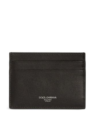 Dolce & Gabbana woven cardholder - Zwart
