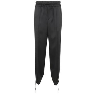 Jil Sander Dames, Broeken, Zwart, Maat: XS Viscose