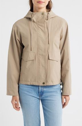Michael Kors Hooded Anorak in Taupe at Nordstrom, Size X-Large