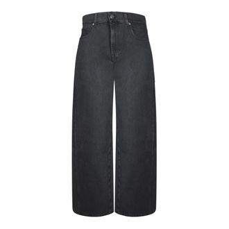 7 For All Mankind Loose-fit Jeans, female, Black, Size: W26 Black Jeans for Women Aw25