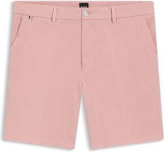 BOSS Modern-fit shorts in stretch-cotton twill