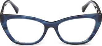 Max Mara Brillen - Dames - Brillen - Blauw - 53 MM - Accessoires
