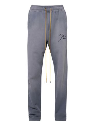 Rhude Trainingsbroek met geborduurd logo - Grijs