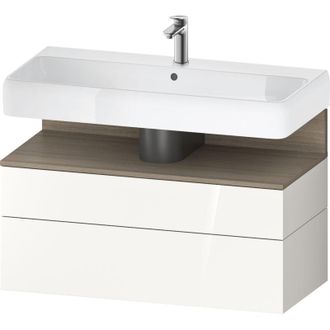 Duravit Duravit - Qatego Mueble Bajo Lavabo, 1 Extra&iacute;ble Y 1 Caj&oacute;n