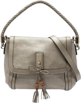 Gucci Pre-owned Bella Satchel - - Pre-owned - Donna - Giallo - ONE SIZE