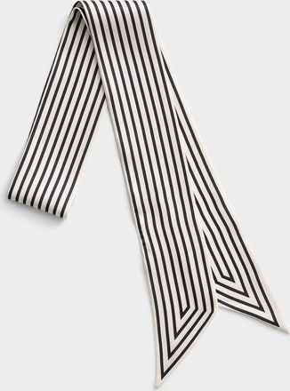 Simons Womens Striped narrow scarf