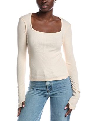 Project Social T Kami Burnout Square Neck Top