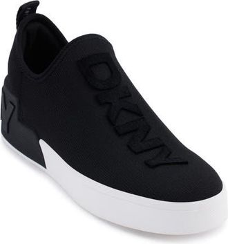 DKNY Maize Knit Sneaker in Black at Nordstrom, Size 6.5