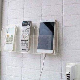 OEM Support Mural En Acrylique Pour T&eacute;l&eacute;phone Portable Avec T&eacute;l&eacute;commande - 3 Compartiments