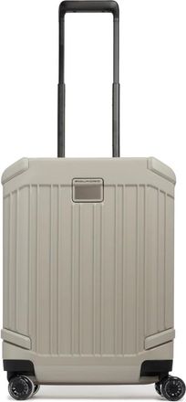 Piquadro Personalizable 4 wheel cabin suitcase - unisex - Piquadro - Cabin Bags - Beige - ONE SIZE - Suitcases
