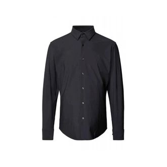 HUGO BOSS Joes Kent Shirt - Heren - Zakelijke Overhemden - Zwart - M - Overhemden