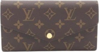 Louis Vuitton Pre-owned Wallets, female, Brown, Size: ONE SIZE Pre-owned Vintage Canvas Wallet