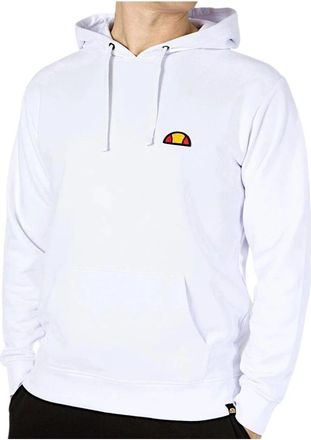 Ellesse Witte hoodie met patchlogo - Heren - Hoodies - Wit - M - Hoodies & sweatvesten