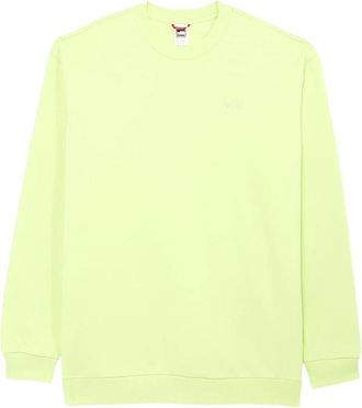 The North Face U Oversized Crew - Heren - Sportshirts - Geel - S - Katoen - Fitness