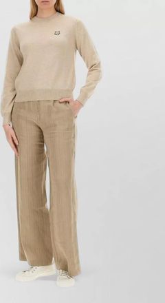 Maison Kitsun&eacute; wool regular-fit sweatshirt