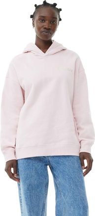 Ganni Light Pink Isoli Oversized Hoodie in Chalk Pink Size Small/Medium Organic Cotton Womens
