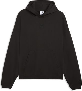 Puma Felpa da basket con cappuccio in pile Fundamentals dal taglio morbido da uomo, Accessori, Nero, 3XL