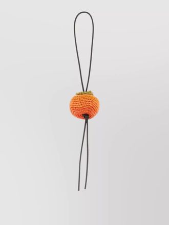 J.W.Anderson crochet persimmon charm