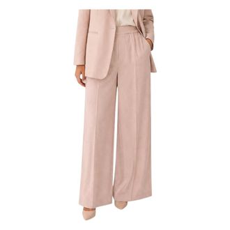 Imperial Wide Trousers, female, Pink, Size: M Palazzo Trousers