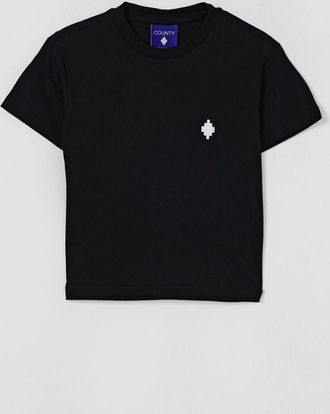 Marcelo Burlon T-shirt in cotone con logo County Of Milan