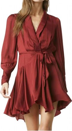 Tart Collections Glenna Dress In Cabernet