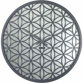 NeXtime 3194gs Reloj De Mesa O Pared Reloj Mec&aacute;nico De P&eacute;ndulo C&iacute;rculo Gris