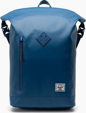 Herschel Womens Herschel Bags Roll Top Polyester Unisex Adults Blue Backpack - One Size