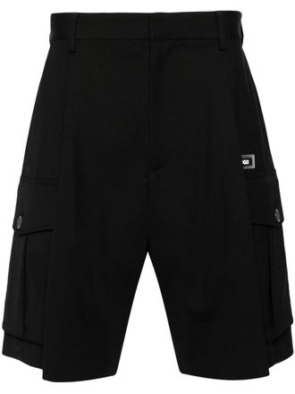 Dsquared2 Shorts con pieghe - Nero
