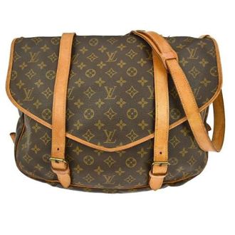 Louis Vuitton Vintage, unisex, Bruin, ONE Size, Pre-owned Canvas Cross Body Tas