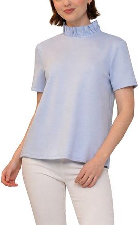 Why Dress Ruffle Neck Bow Back Top