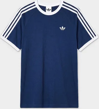 adidas Mens 3-stripe ringer T-shirt
