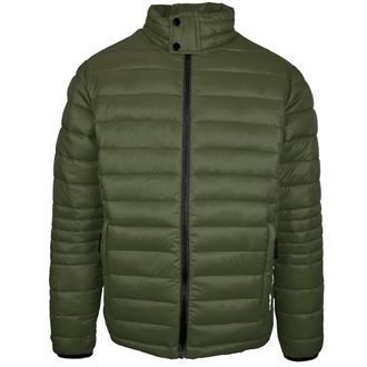 Plein Sport Mens Plain Padded Green Jacket - Size X-Large